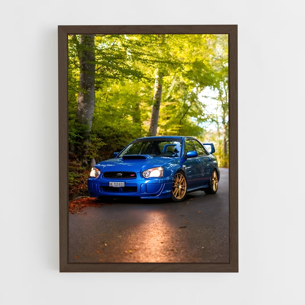 Poster Impreza wrx sti magnifique – affiche Subaru (vue 5)